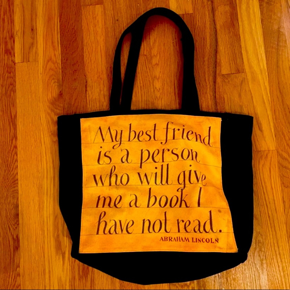 Barnes and Noble Quote Tote and Book Bag